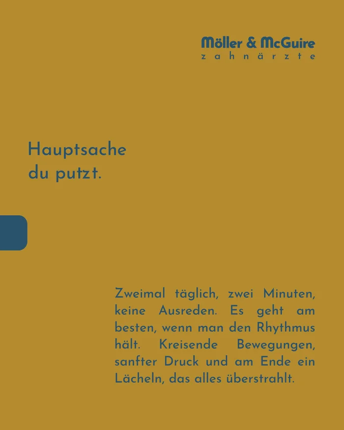 Die Pointe: Hauptsache du putzt.